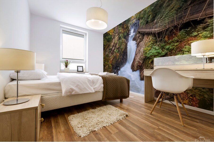 The Cascade Mural print