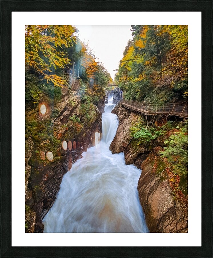 The Cascade Picture Frame print