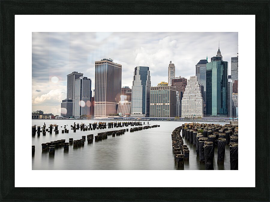 New York Skyline  757 Picture Frame print
