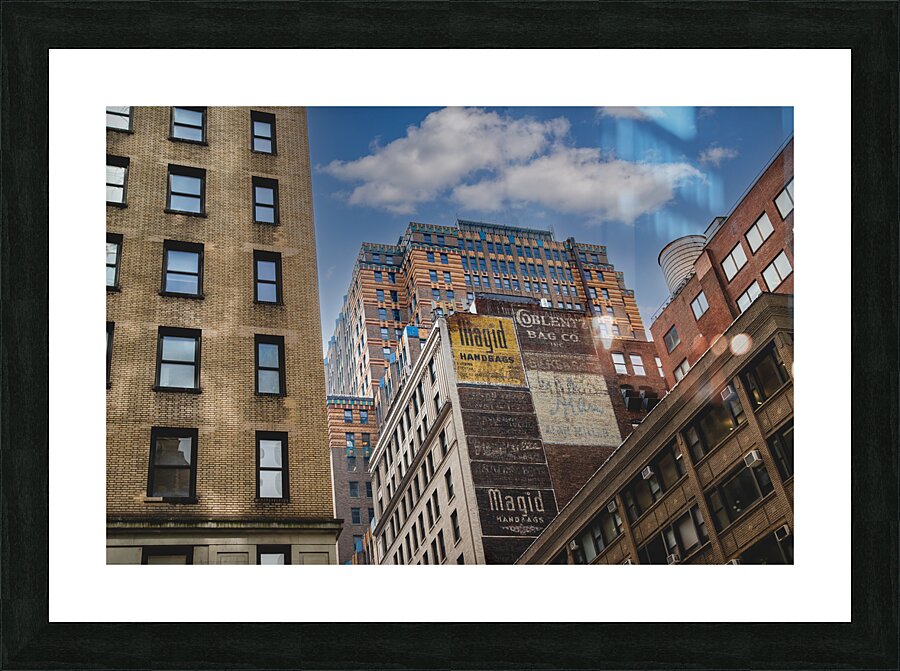 NY Ghost Signs 1544 Picture Frame print