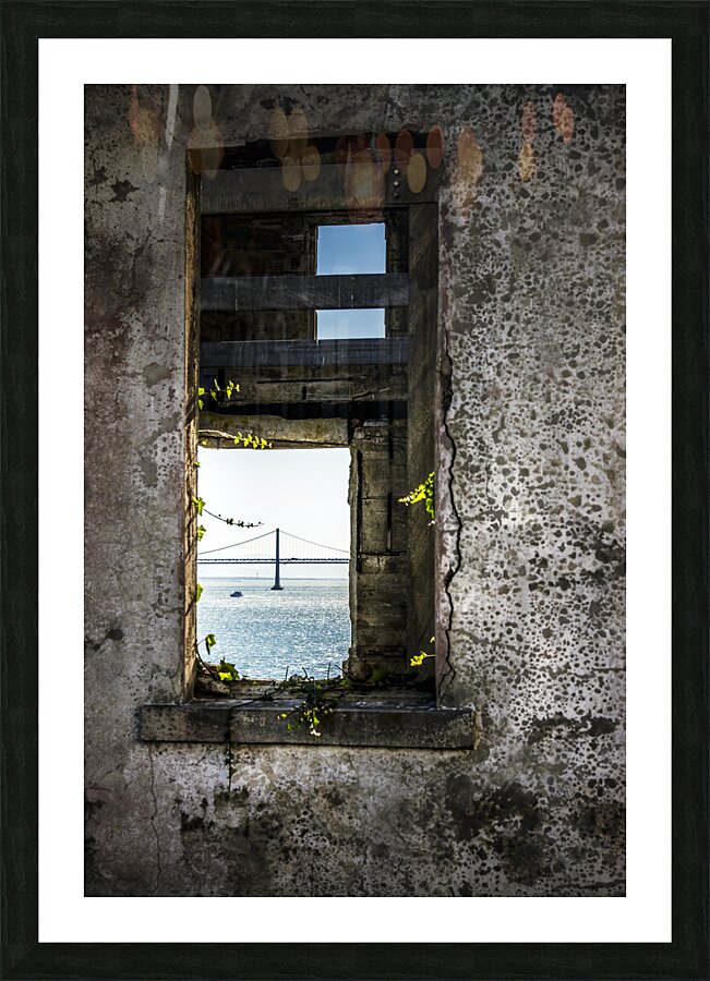 Golden Gate Bridge from Alcatraz 26 Picture Frame print