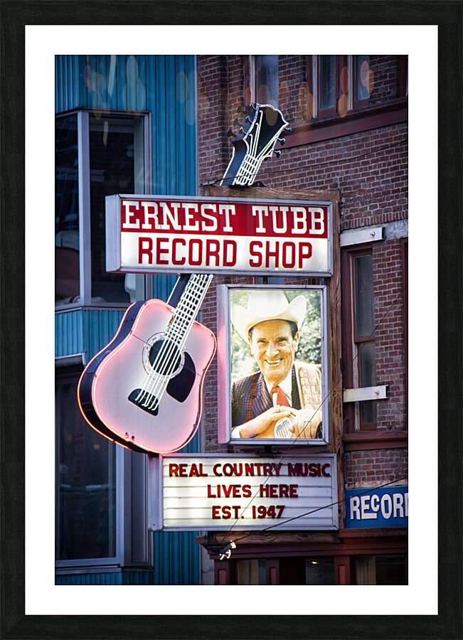 Ernest Tubb Record Shop 8709 Picture Frame print