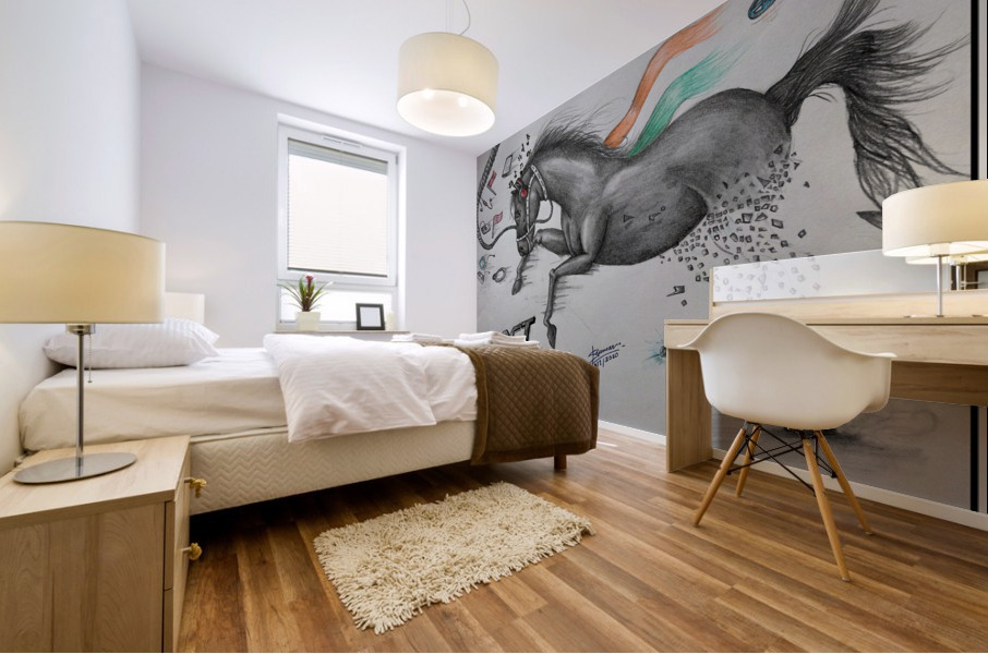 Horse Visual Art Mural print
