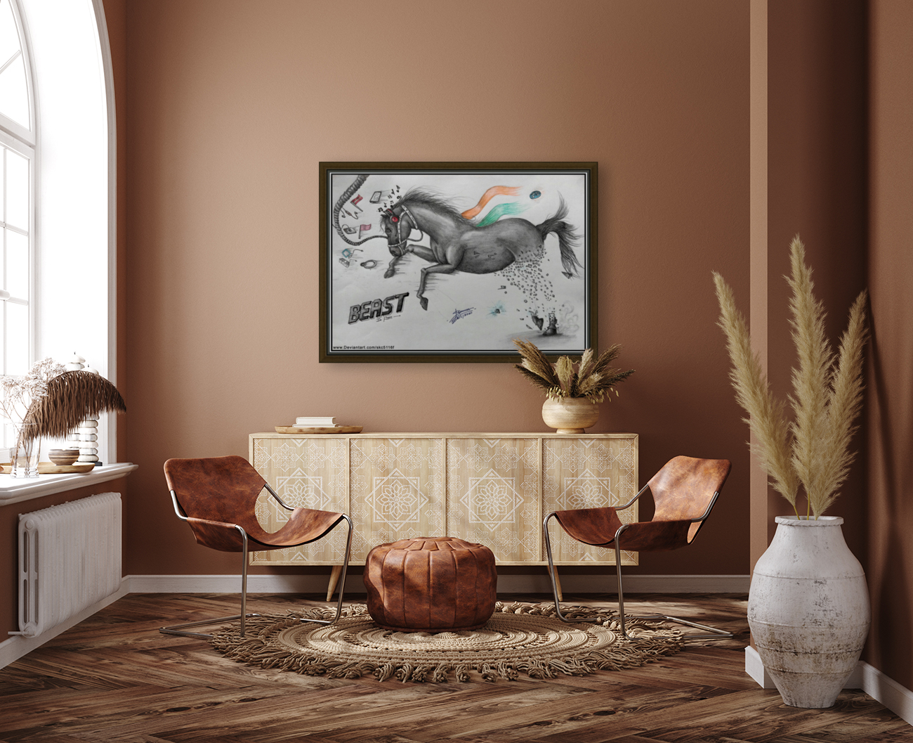 Horse Visual Art Reproduction