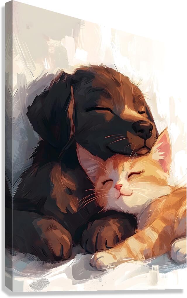 Cuddling Pets