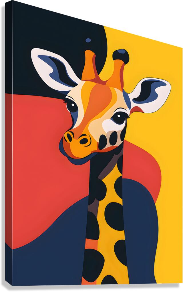 Giraffe Abstract Pop
