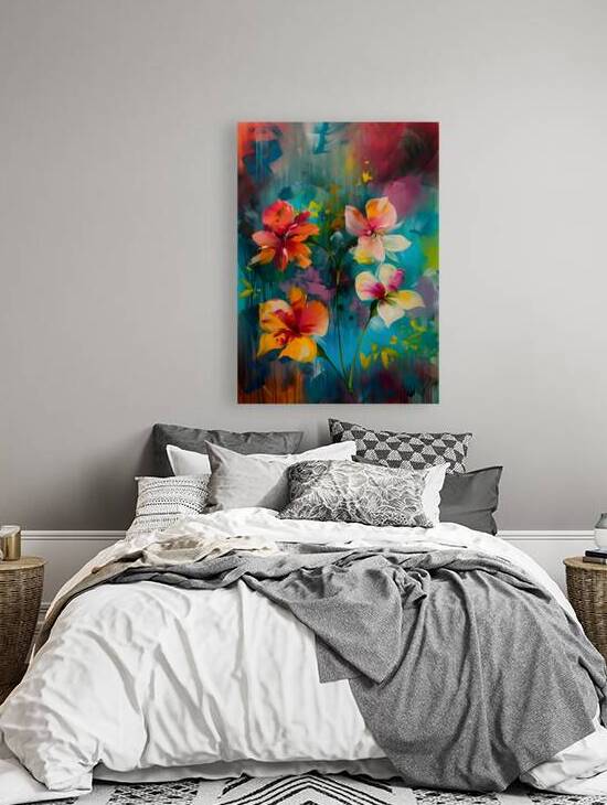 Abstract Flowers 357 by Synvra Studio