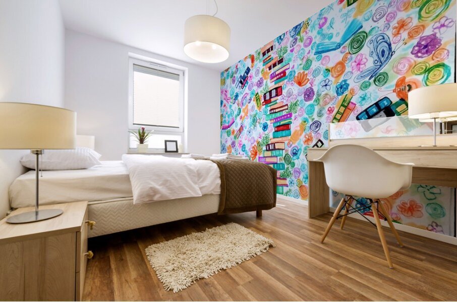 Books Mural print
