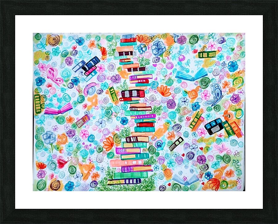 Books Picture Frame print