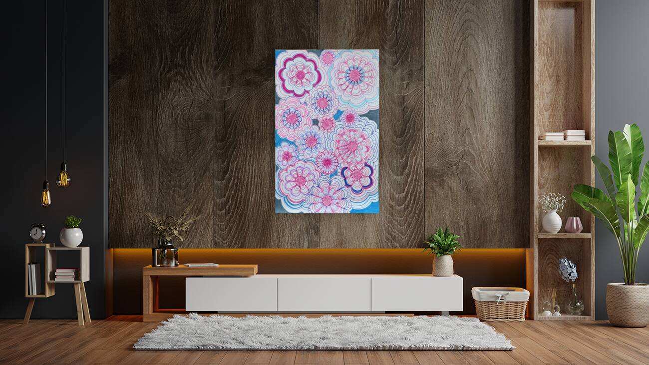 Abstract flowers Reproduction
