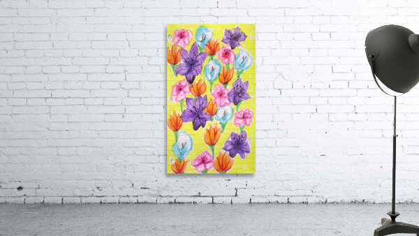 Bright flowers Wall Preview