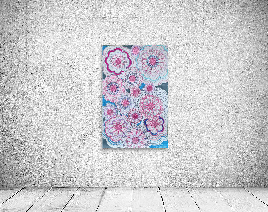 Abstract flowers Wall Preview
