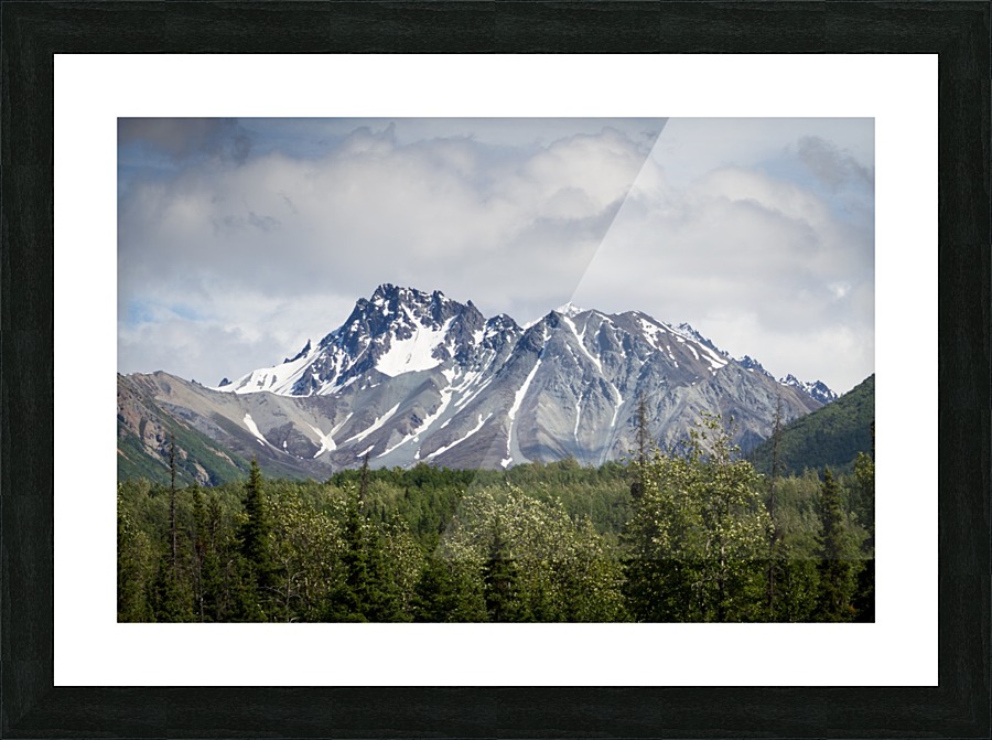 Alaska Mountain Range Picture Frame print