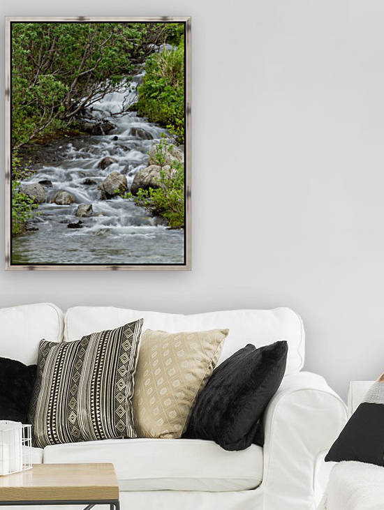 Beautiful Waterfall Picture in Alaska by 3Quarters Images