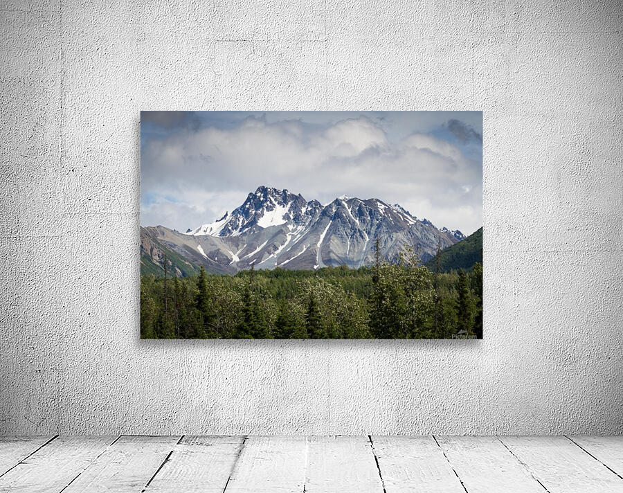 Alaska Mountain Range Wall Preview