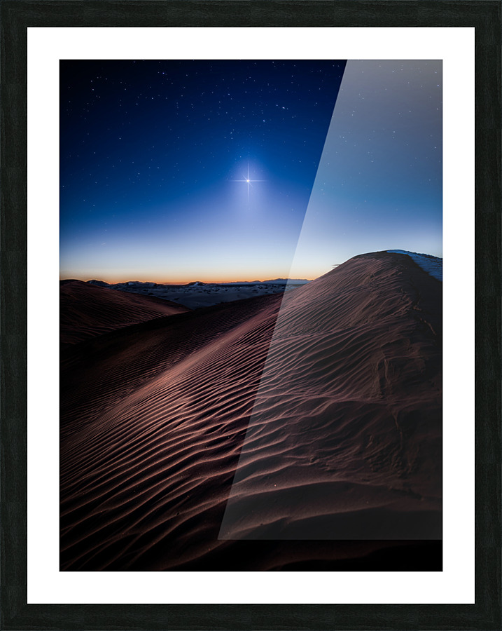 Christmas Star Conjunction Picture Frame print