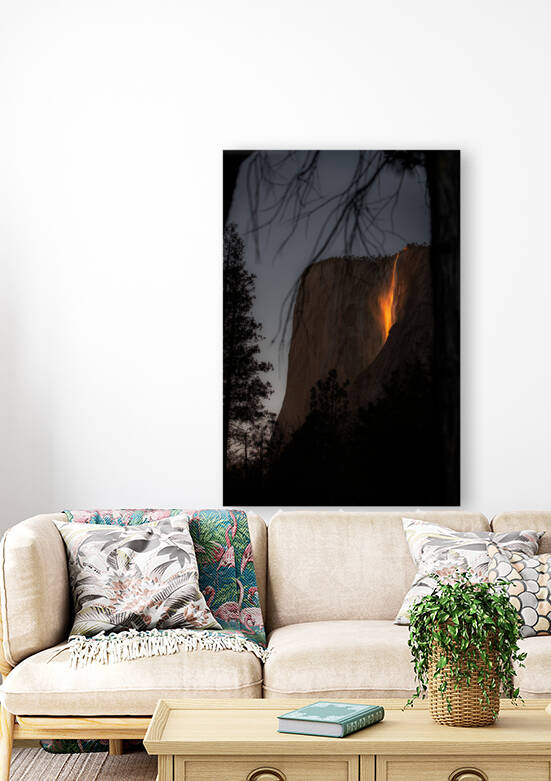 Yosemite Firefall Reproduction