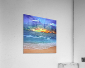 BLUE WET 2 Acrylic Print