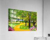 24k GOLD PATH Acrylic Print