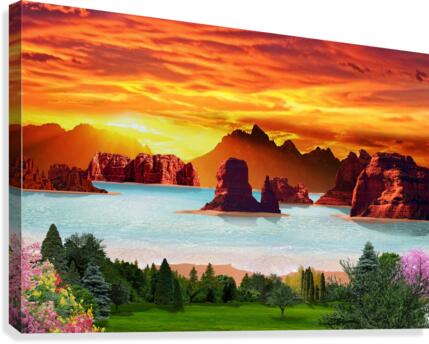 JURASSIC SEDONA  Canvas Print
