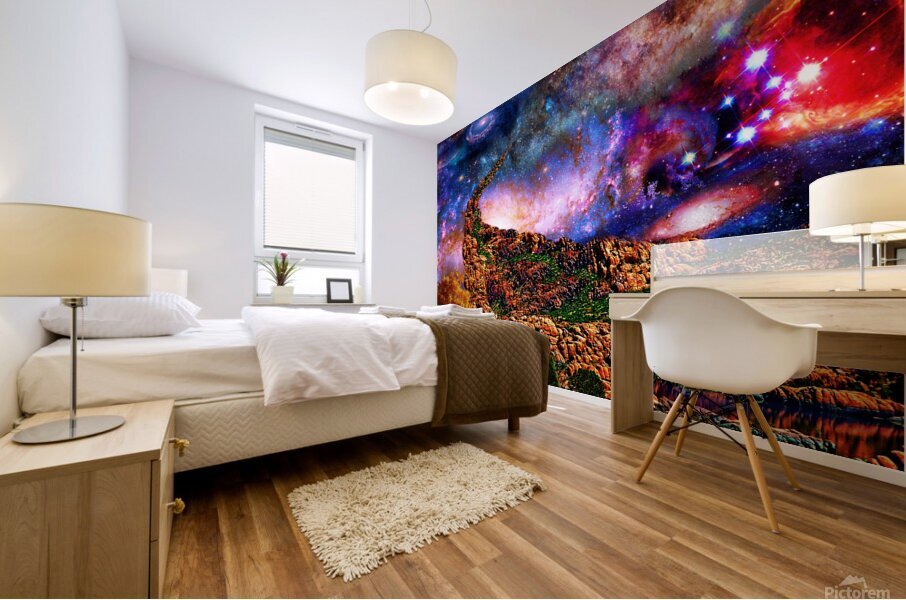 Space Walk 3 Mural print