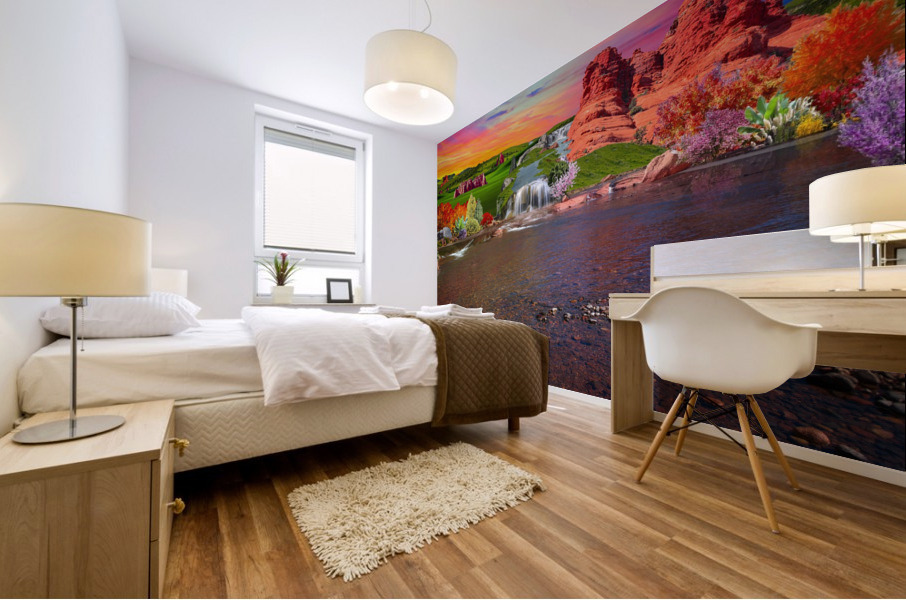 ROCK RIVER Mural print