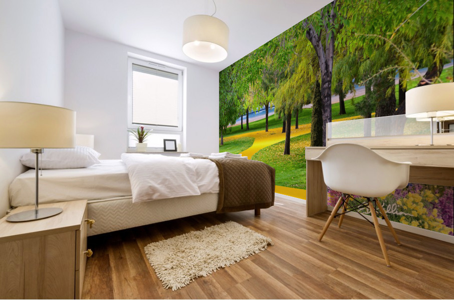 24k GOLD PATH Mural print
