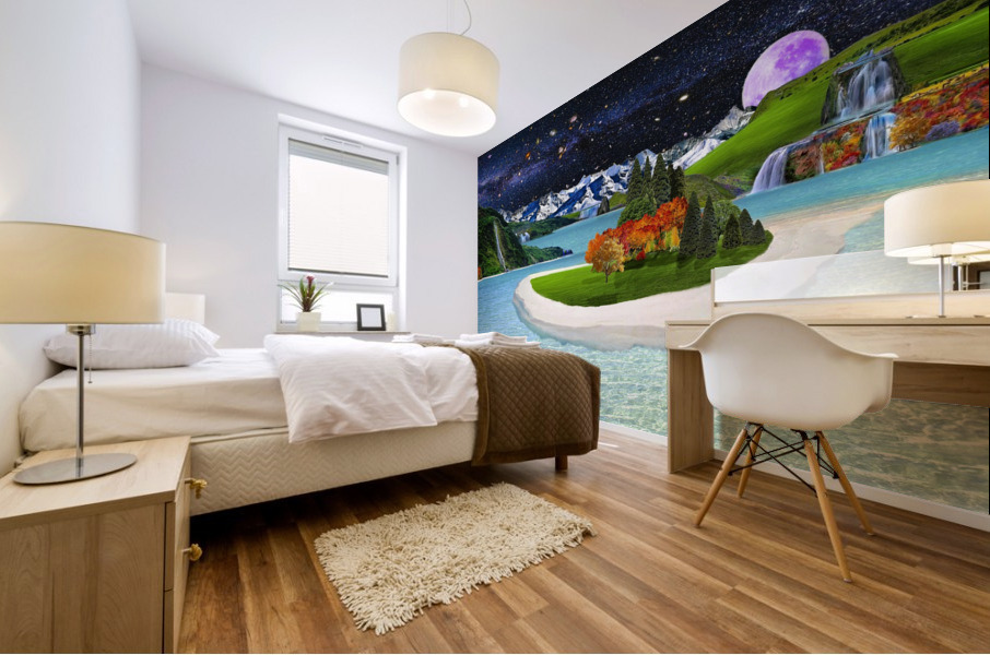 ISLAND NIGHT Mural print