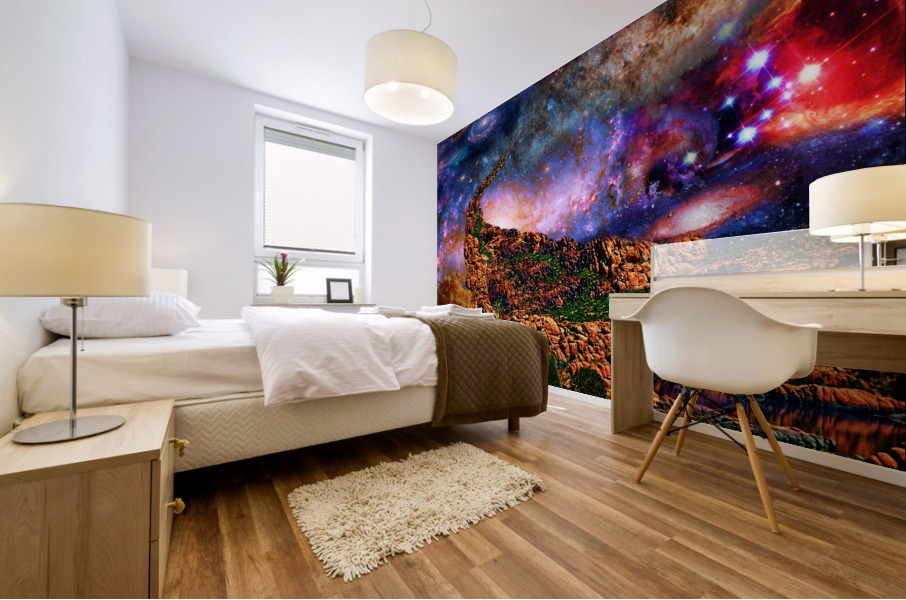 SPACE WALK Mural print