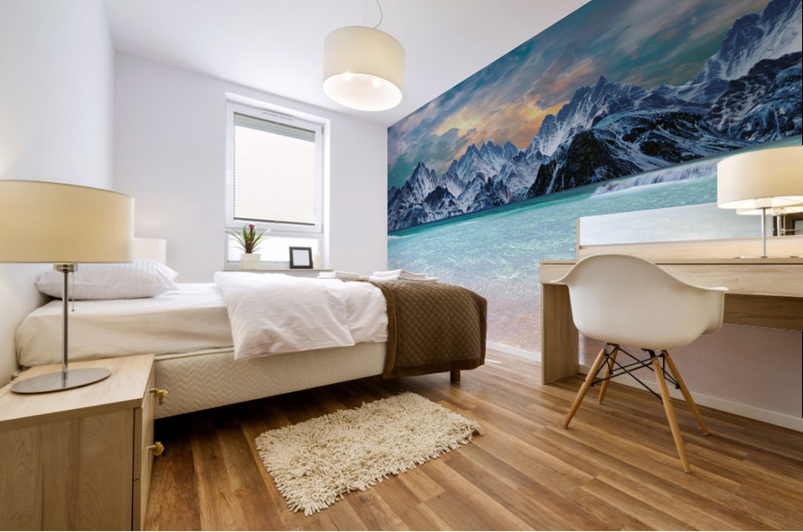 SKY HOUSE Mural print