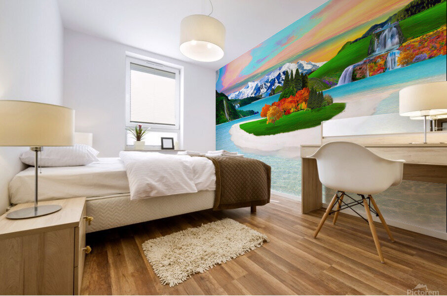 WATER FALLS Mural print