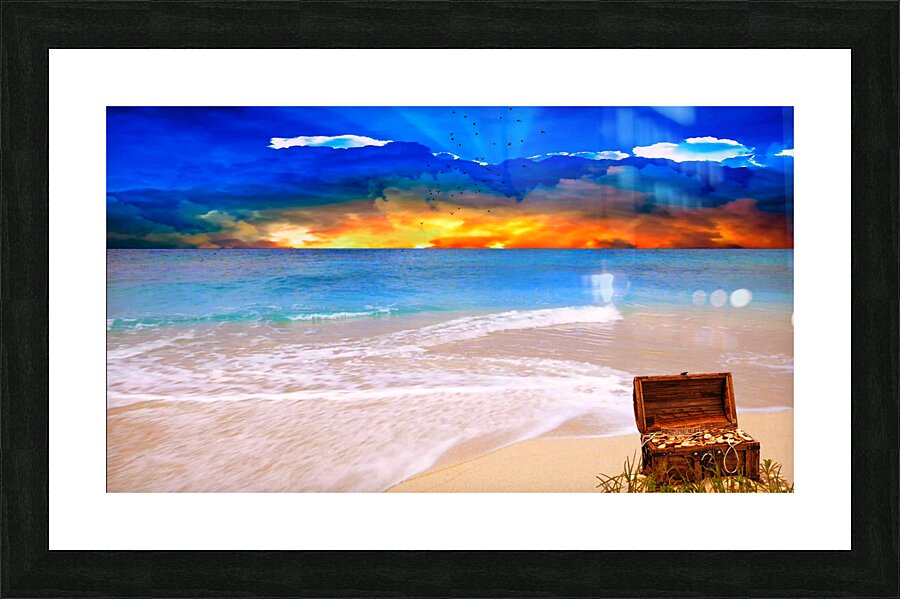 Treasure Chest Picture Frame print