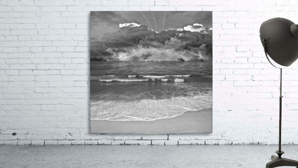 BLUE WET 2 -  bw Wall Preview