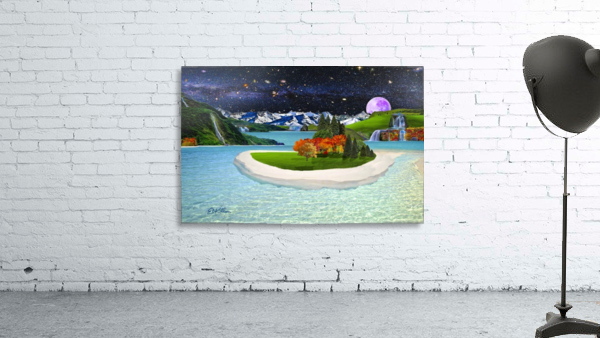 ISLAND NIGHT Wall Preview