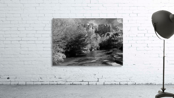 CATHEDRAL ROCK - bw Wall Preview