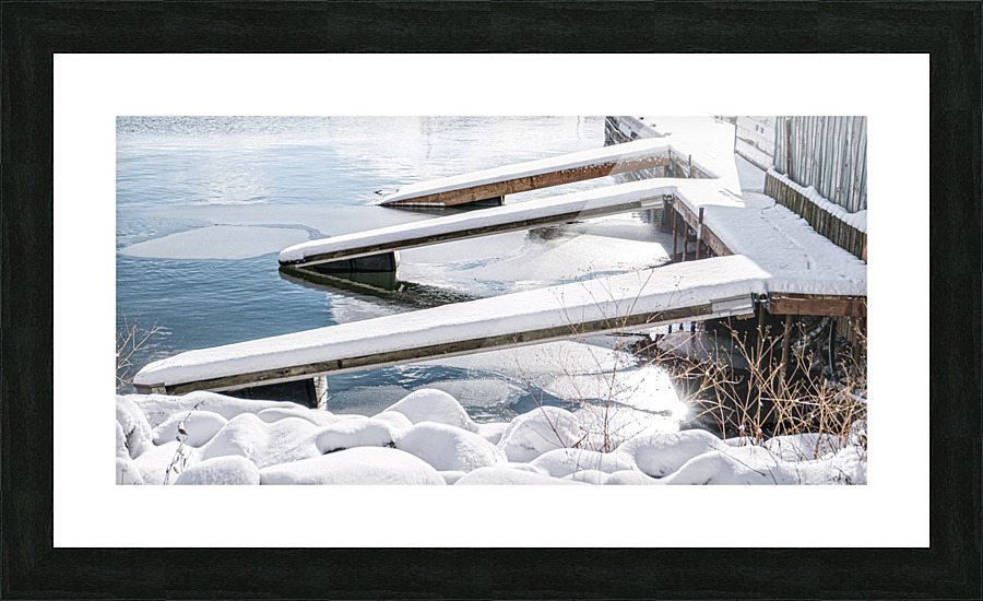 FIRST SNOW Picture Frame print