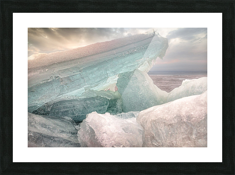BLUE ICE II Picture Frame print