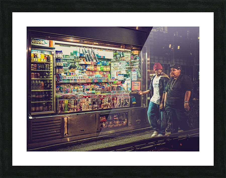 HANGING OUT Picture Frame print