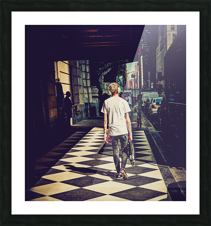 CHECKERBOARD Picture Frame print