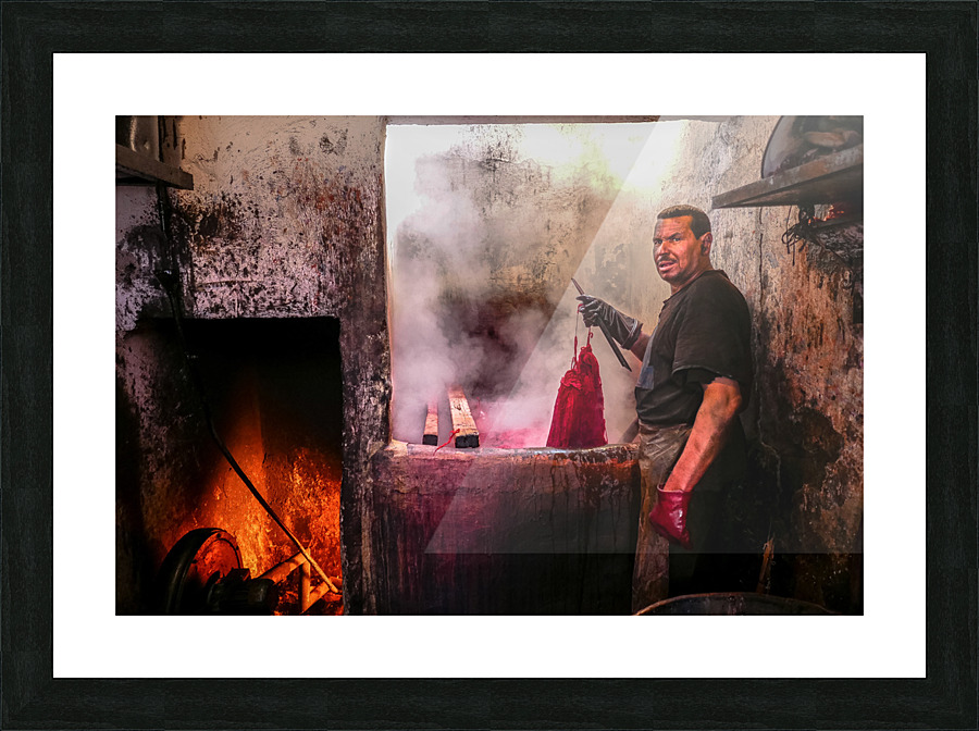 WOOL DYER I Picture Frame print