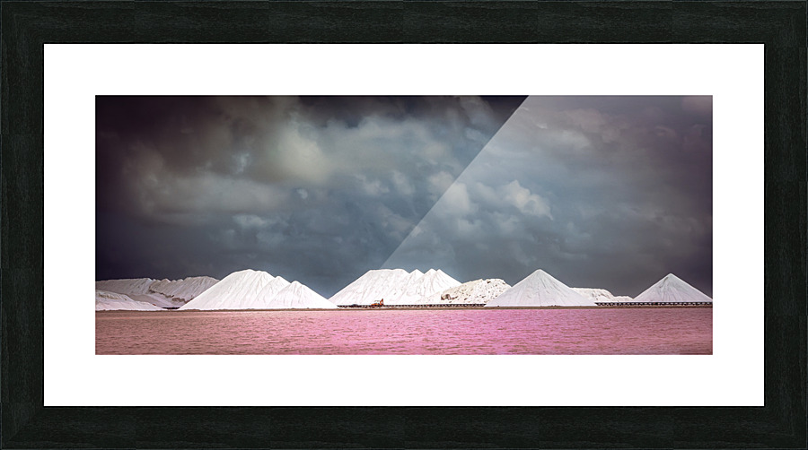 SALT PYRAMIDS V Picture Frame print