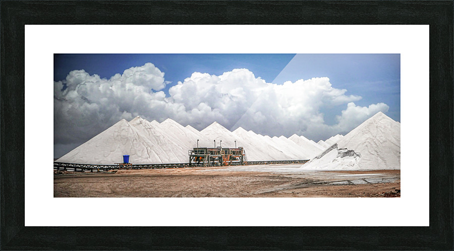 SALT PYRAMIDS IV Picture Frame print