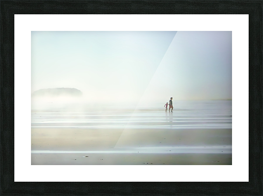 MISTY BEACH I Picture Frame print