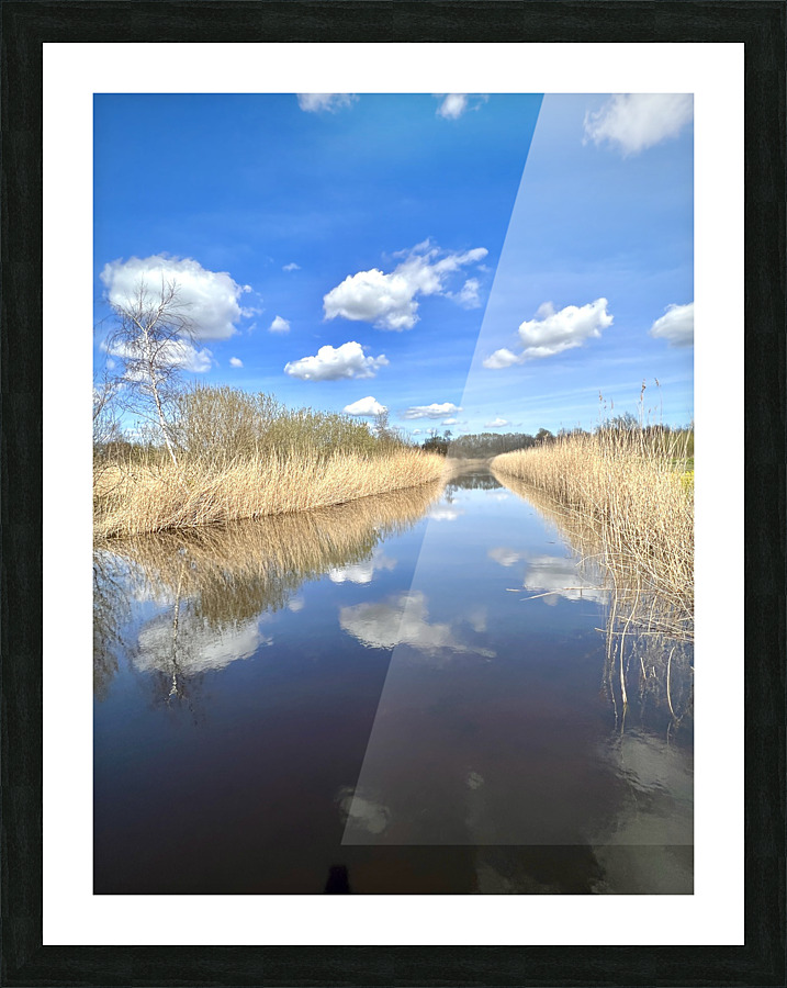 CLOUD REFLECTION Picture Frame print
