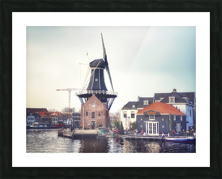 HAARLEM WINDMILL Picture Frame print
