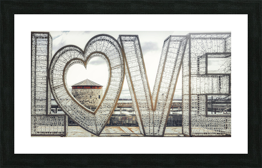 LOVE Picture Frame print