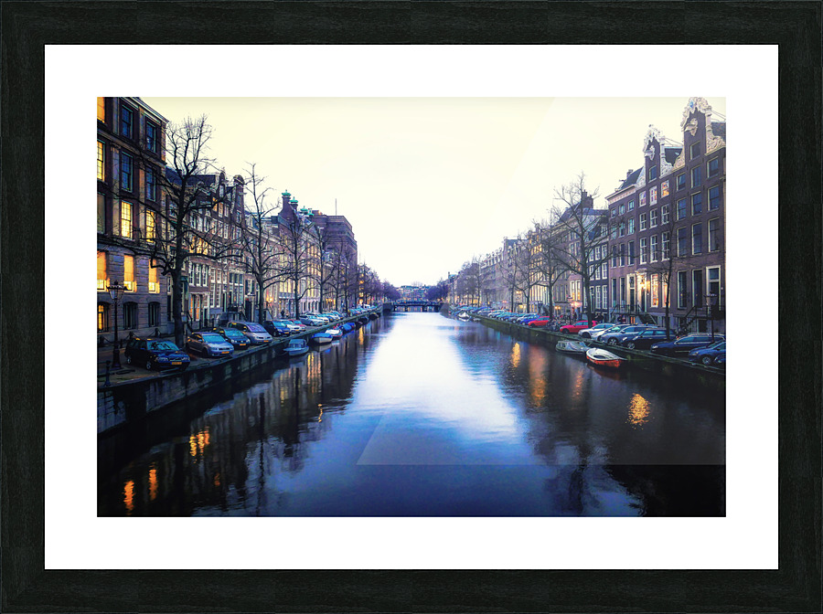 THE BLUE HOUR Picture Frame print
