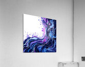 Stellar Tide Cosmic Liquid Galaxy Flow Acrylic Print