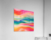 Vibrant Abstract Color Fields Flow Harmony Acrylic Print