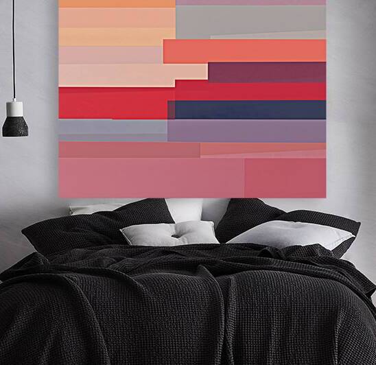 Modern Sunset Horizon Blocks Color Layers by HASAG